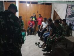 Koramil Polut Perkuat Keamanan Wilayah Lewat Patroli Bersama Komponen Masyarakat