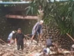 Aliran Sungai Tersumbat, Babinsa, Pemerintah dan Warga Pattene Kompak Gotong Royong