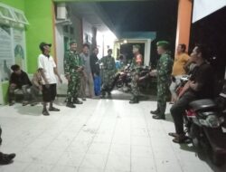 Patroli Malam Koramil 1426-06/Mapsu, Perkuat Keamanan dan Kondusifitas Wilayah Takalar