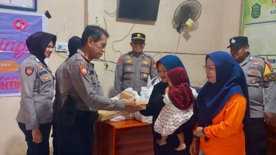 Jumat Berkah Polres Takalar Sentuh Anak Stunting dan Ibu Hamil, Wujud Nyata Polri Peduli Gizi Masyarakat