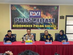 Biddokkes Polda Sulsel Paparkan Proses Identifikasi Korban Laka Pesawat ATR 42-500