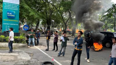 FORPMAHUM Gelar Aksi di Kantor PLN, Desak Pengusutan Proyek PLTS Selayar Rp92 Miliar