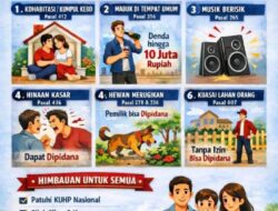 KUHP Baru Berlaku 2026, Masyarakat Diimbau Lebih Bijak dalam Bersikap dan Bermedsos