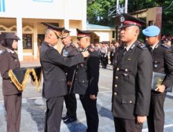 Polres Takalar Gelar Upacara Penganugerahan Tanda Kehormatan Satyalancana Pengabdian Tahun 2026
