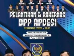 Putra Takalar Wahyudin Mapparenta Resmi Dilantik sebagai Sekjen DPP APDESI 2026–2031