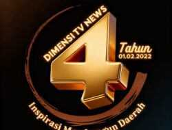 DIMENSI TV NEWS Rayakan HUT ke-4, Tegaskan Komitmen Sajikan Jurnalisme Berkualitas