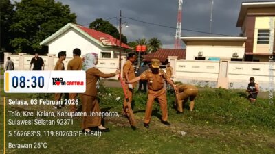 Kerja Bakti di Tolo: TNI, Polri, dan Warga Bersatu Bersihkan Lapangan hingga Irigasi