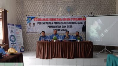Camat Tamalatea Buka Sosialisasi Pengadaan Barang dan Jasa