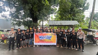 Polantas “Mappatabe” Pengendara Bentor, Satlantas Takalar Utamakan Edukasi di Ops Keselamatan Pallawa 2026