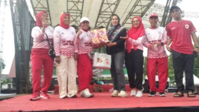 Semarak HUT ke-66 Takalar, Bidang Ekraf Ajak Ibu-Ibu Hidup Sehat Lewat Senam Bugar