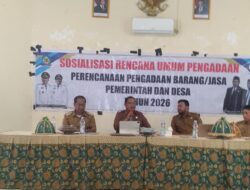 Sekda Jeneponto Buka Sosialisasi RUP 2026, Dorong Transparansi Pengadaan Barang dan Jasa Desa