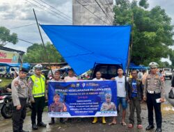 Hari Ke-8 Operasi Keselamatan Pallawa 2026, Satlantas Takalar Turun Langsung Edukasi Pengendara di Pasar Lengkese