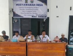 Musyawarah Desa Rumbia Bahas Laporan Pertanggungjawaban BUMDes 2025, Fokus Dorong Ekonomi Warga