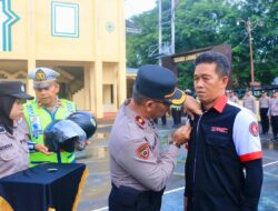Ojol dan Biker Dikukuhkan Jadi Mitra Polisi, Wakapolres: Kalian Sensor Keamanan Paling Efektif