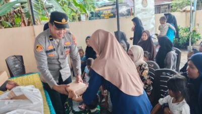 Jumat Berkah Polres Takalar, Ulurkan Kepedulian untuk Ibu Hamil dan Anak Stunting