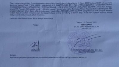 45 Menit Ditinggal, Rumah Wartawan Nyaris Dibobol Maling di Takalar