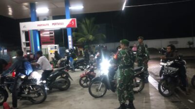Koramil Galesong Perkuat Sinergi, Libatkan FKPPI dan LINMAS Patroli Jaga Kamtibmas di Galesong