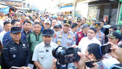 Kapolda Sulsel dan Gubernur Turun Langsung ke Pasar Terong, Pastikan Harga Sembako Tetap Stabil Jelang Ramadan