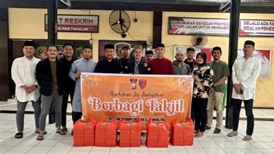 Senja Ramadhan di Takalar: Sat Reskrim Turun ke Jalan, Tebar Takjil dan Hangatkan Silaturahmi