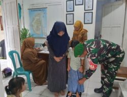 Babinsa Sombala Bella Turun Langsung Dampingi Posyandu, Upaya Nyata Tekan Stunting di Takalar