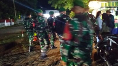 Personel Koramil 1426-01/Polut Bersinergi Patroli Bersama Komponen Pendukung