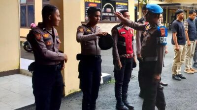Tak Ada Toleransi Pelanggaran, Propam Polres Takalar Gelar Gaktibplin Dadakan