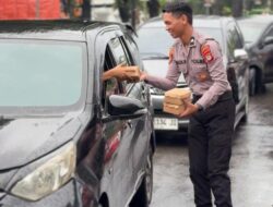 Di Bawah Senja Ramadan, Sat Samapta Polres Takalar Hadirkan Kehangatan di Jalan Sudirman