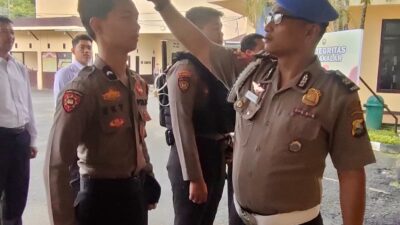 Alarm Disiplin Pagi di Mapolres Takalar, Enam Personel Sat Samapta Terjaring Gaktibplin
