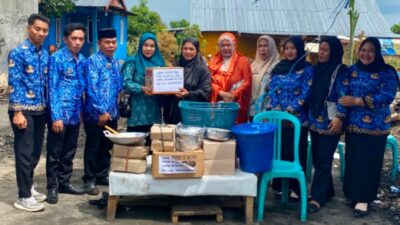 Lurah Tolo dan TP PKK Salurkan Bantuan untuk Korban Kebakaran di Kelara