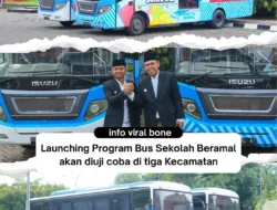Bupati Bone Luncurkan Bus Sekolah Beramal 2026, Solusi Transportasi Aman dan Gratis bagi Pelajar