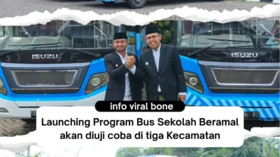 Bupati Bone Luncurkan Bus Sekolah Beramal 2026, Solusi Transportasi Aman dan Gratis bagi Pelajar