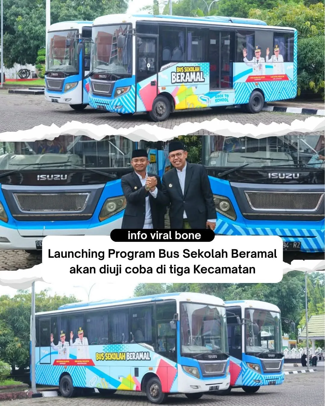 Bupati Bone Luncurkan Bus Sekolah Beramal 2026, Solusi Transportasi Aman dan Gratis bagi Pelajar 1 Bupati Bone Luncurkan Bus Sekolah Beramal 2026, Solusi Transportasi Aman dan Gratis bagi Pelajar