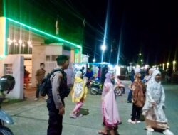 Patroli Perintis Presisi Kawal Tarawih, Polres Takalar Jaga Ramadan Tetap Aman dan Kondusif