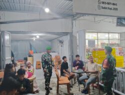 Personel Koramil Galesong Bersama FKPPI dan Linmas Intensifkan Patroli Malam, Jaga Kamtibmas Takalar Tetap Kondusif