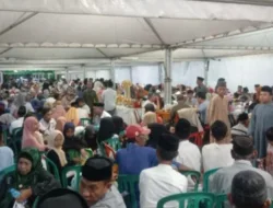 Ribuan Warga Hadiri Bukber di Rujab Wabup, Bupati Takalar Absen