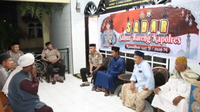 FKPM Jeneponto dan Kapolres Gelar Sahur Bersama di Bonto Manai, Perkuat Sinergi Jaga Keamanan Warga