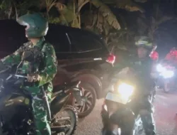 Patroli Gabungan Koramil Pattallassang Bersama FKPPI dan Linmas, Perkuat Keamanan Wilayah Takalar