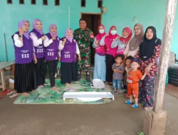 Babinsa Koramil Polut Intens Dampingi Kegiatan Posyandu, Upaya Cegah Stunting di Takalar