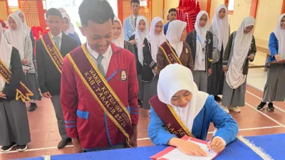 Forum OSIS Takalar Punya Pemimpin Baru, Nurmaisarah Siap Satukan Pelajar