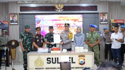 Polda Sulsel Musnahkan 25 Kg Kokain Temuan di Kepulauan Selayar, Diduga Terkait Jaringan Internasional
