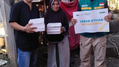 Kolaborasi Pemkel Empoang dan WIZ Jeneponto Salurkan 84 Paket Tebar Ifthar Nusantara untuk Warga