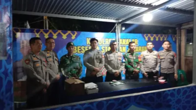 TNI-Polri Kompak Amankan Mudik Lebaran 2026 di Takalar, Pos PAM Siaga 24 Jam