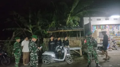 Patroli Gabungan Koramil Galut dan Warga, Perkuat Keamanan Galesong Utara Jelang Lebaran