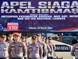 Polres Takalar Gelar Apel Siaga Kamtibmas, Antisipasi Dinamika April–Mei
