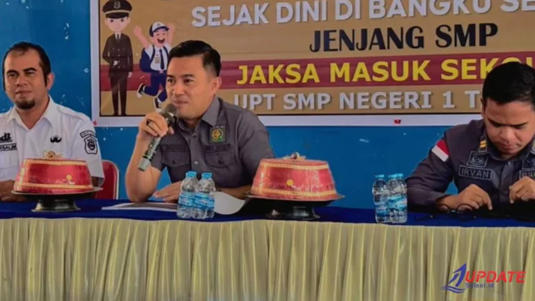 Jaksa Masuk Sekolah, Kejari Takalar Tanamkan Kesadaran Hukum Sejak Dini pada Pelajar