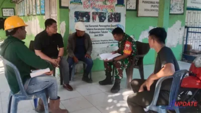 Dandim 1426 Takalar Turun Langsung Awasi Proyek KDKMP, Pastikan Pembangunan Berjalan Tanpa Hambatan