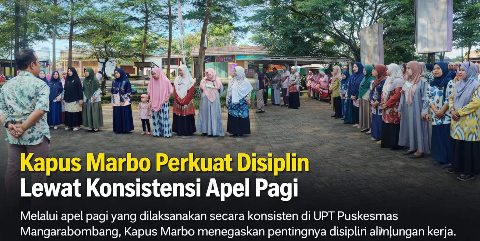 Kapus Marbo Perkuat Disiplin Lewat Konsistensi Apel Pagi