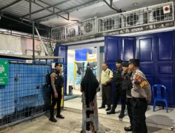 Patroli Blue Light Sasar Perbankan, Polres Takalar Perkuat Sabuk Keamanan Malam