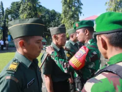 Dandim 1426 Takalar Pimpin Acara Korp Raport Kenaikan Pangkat Periode 1 April 2026