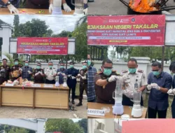 Kejari Takalar Musnahkan Barang Bukti Perkara Tindak Pidana